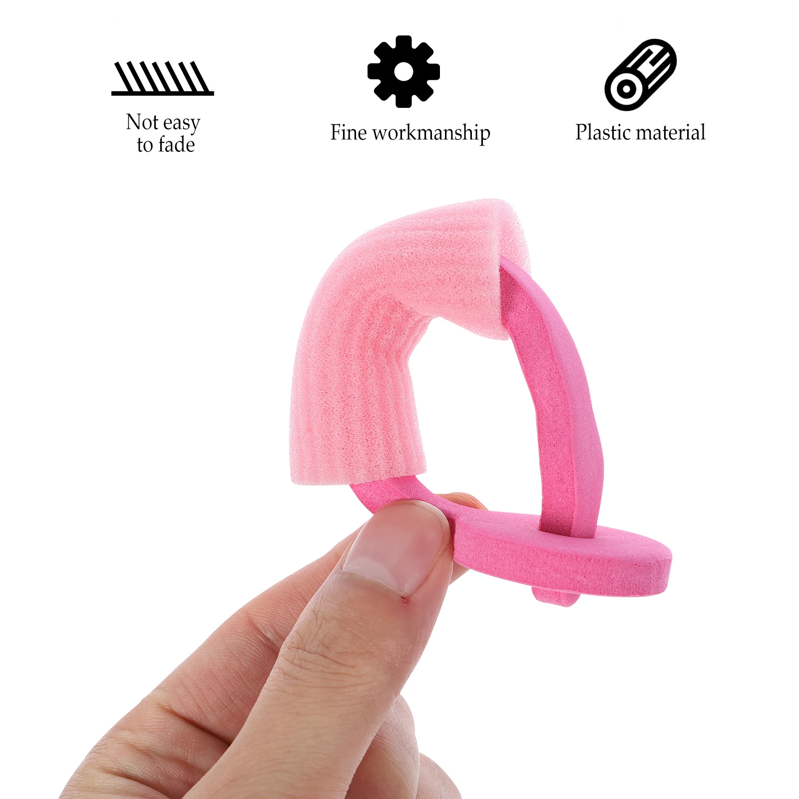 

9pcs Hair Curlers Sponge Strips for Long Hair Styling Grooved Spiral Rollers Safe Durable Portable Lightweight