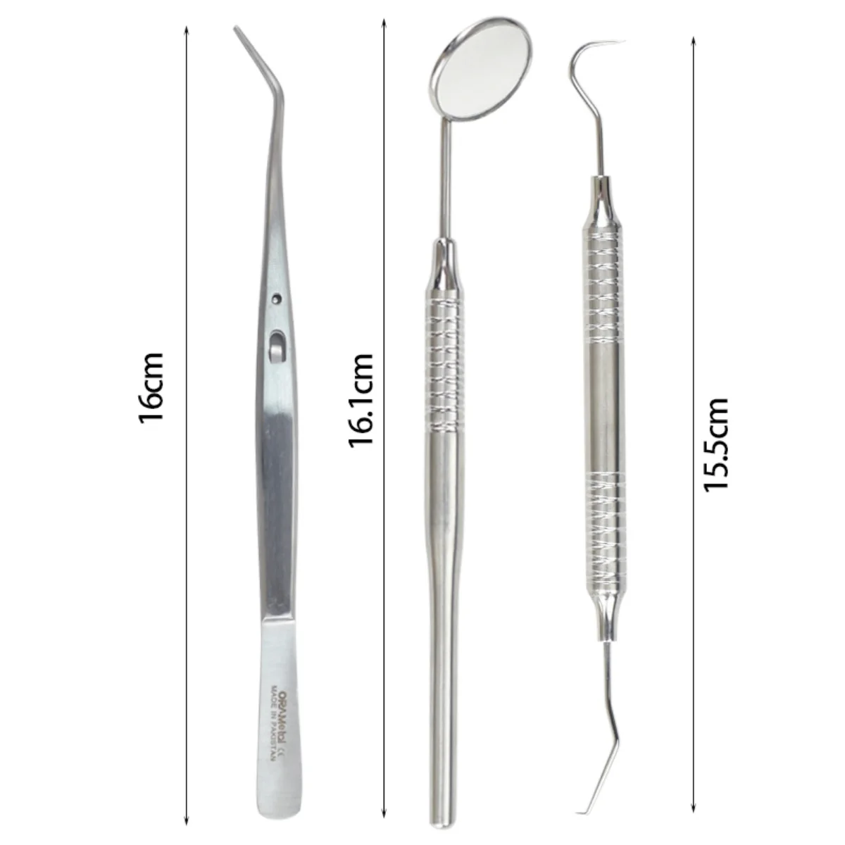 Dental Oral Cleaning Kit Scraper Mirror Scaler Set Plaque Remover Stainless Steel Care High Temperature Dentist Oral Care Tools