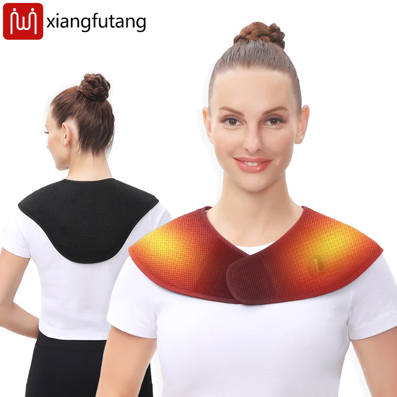 

Electric Heating Shoulder Neck Massager Pad USB Cervical Shawl Warmer with Three Gear Settings for Relaxing Back Pain Relief