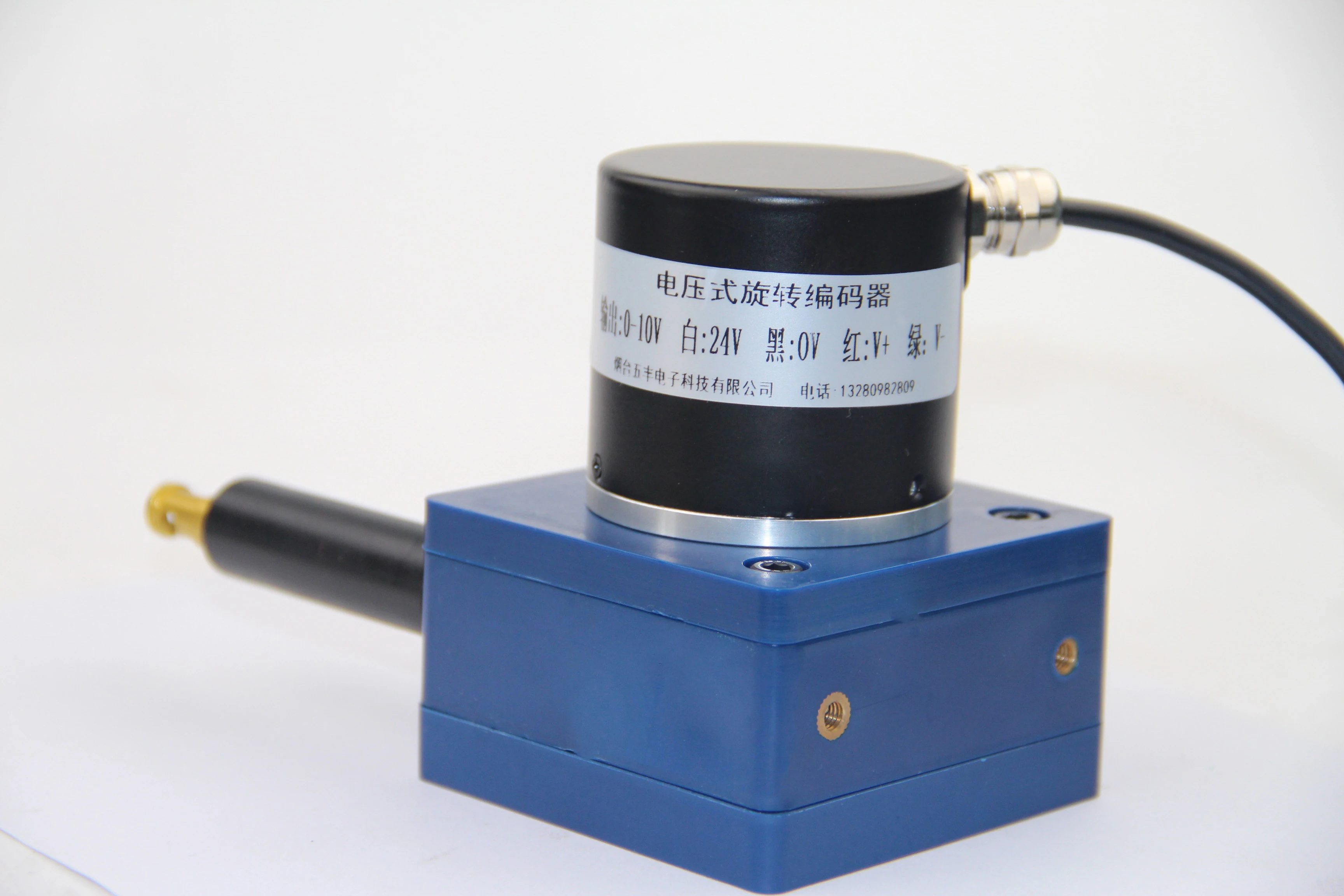 WFD60 cable sensor 4 meters 4-20MA cable encoder 2 meters 0-10V linear displacement cylinder electronic ruler