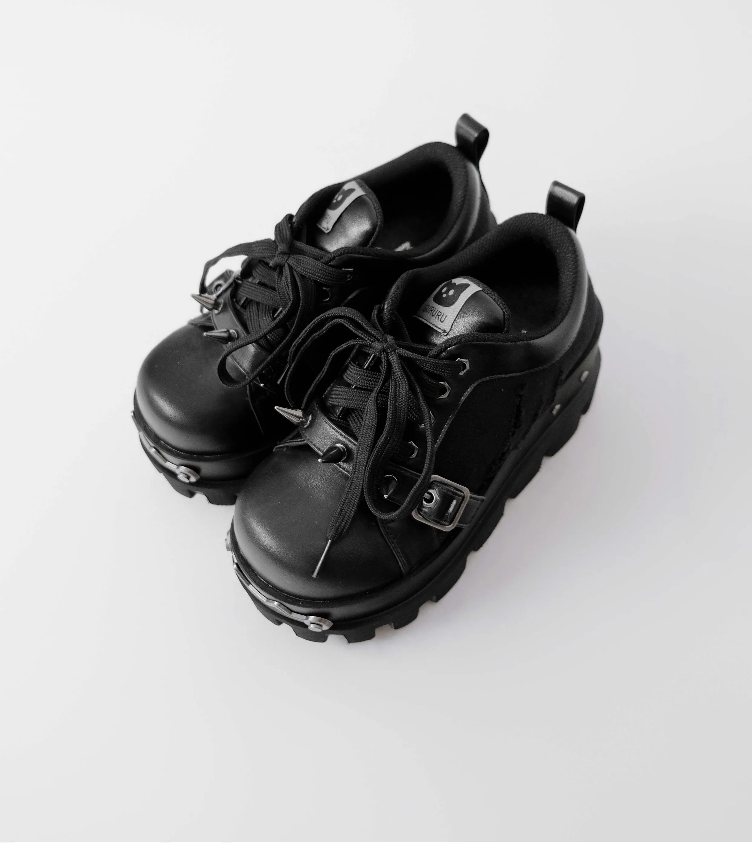 

2025 Girl Paw Trap Original Punk Y2k Subculture Rivet Versatile Platform Shoes 8cm