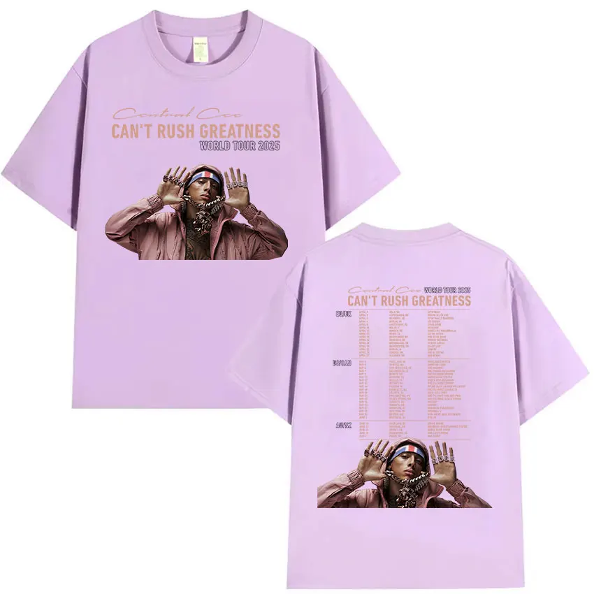 Rapper CENTRAL CEE CAN T RUSH GREATNESS World Tour 2025 Graphic T