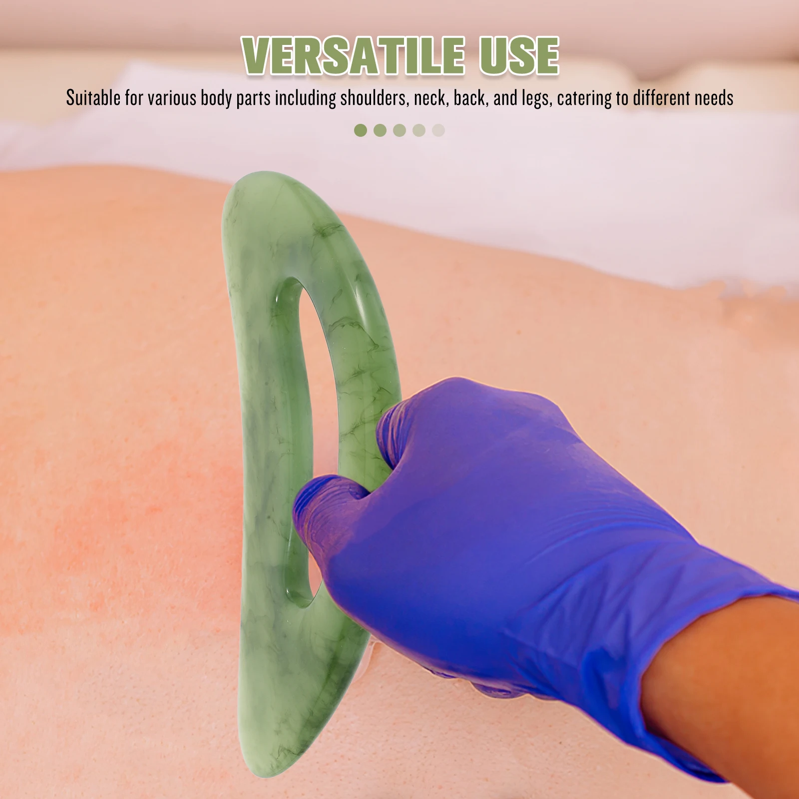 

Portable Resin Board Shoulder Neck Back Legs Muscle Fatigue Relief Blood Circulation Scraper Facial Body Gua Sha Gua Sha Massage