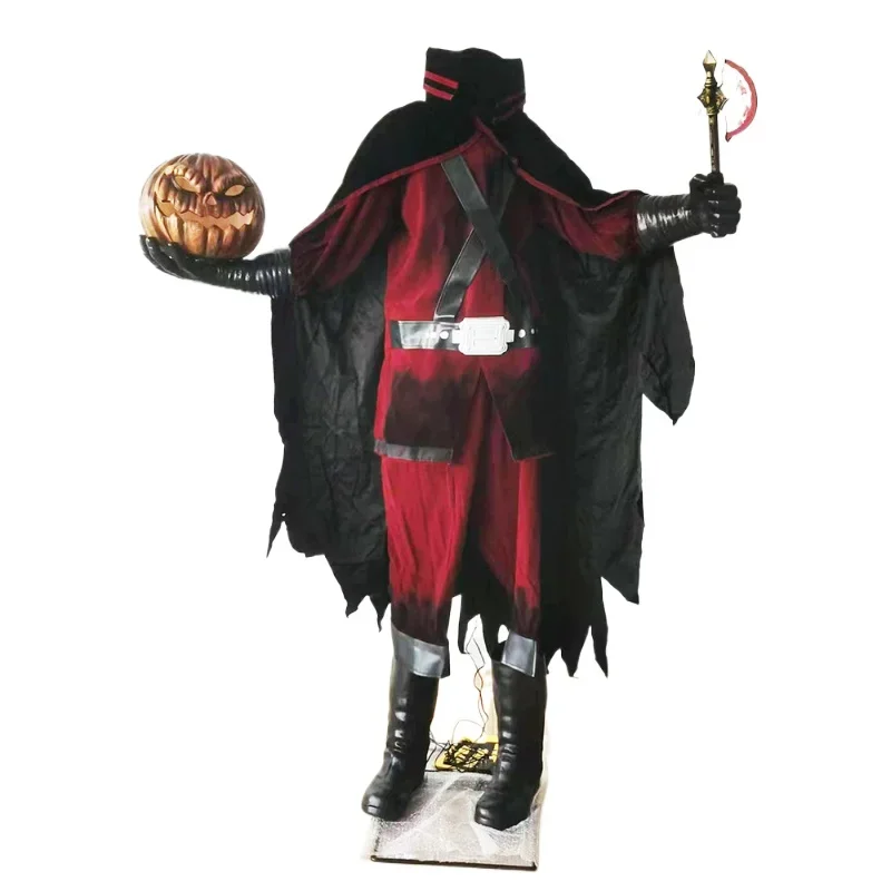 

Halloween 1.9 meters European and American knights decorate the atmosphere Electric props Bar ornaments Infrared induction