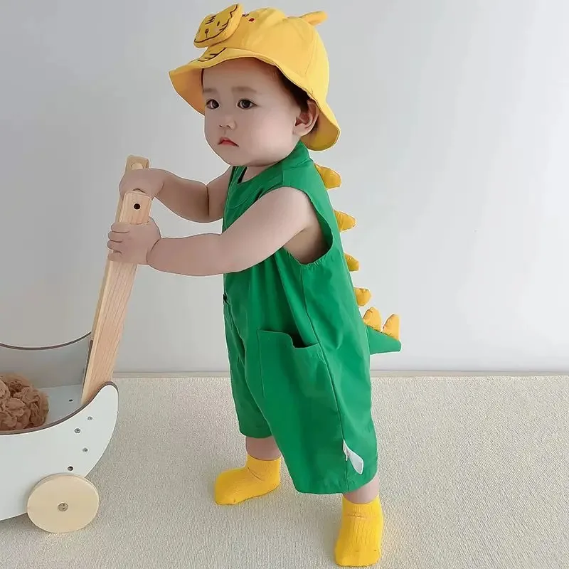 Baby 100% Cotton Cute Animal Bodysuit Onesie for Kids - Soft Lightweight Unisex Infant Role Play Outfit Halloween Party Costumer