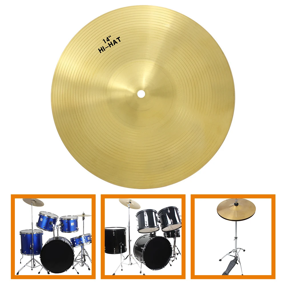 

Cymbals Drum Metal for Drums Jazz Practice Music Instrument Brass Crash with Stand Symbols