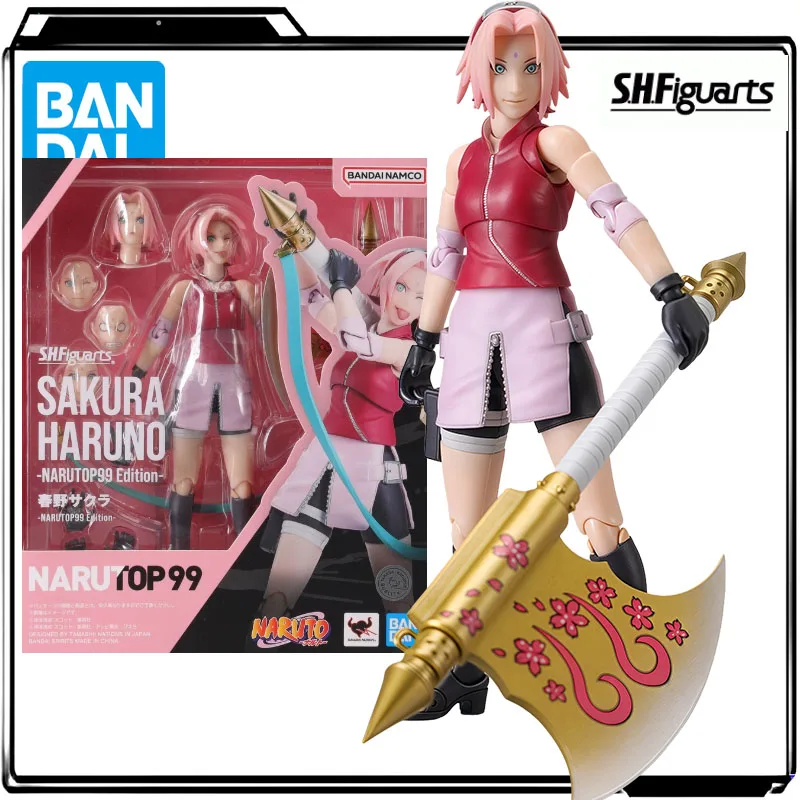 

Bandai Genuine S.H.Figuarts Anime Figure Sakura Haruno 135mm Action Figure Toys for Boys Kids Gift Collectible Model Ornaments