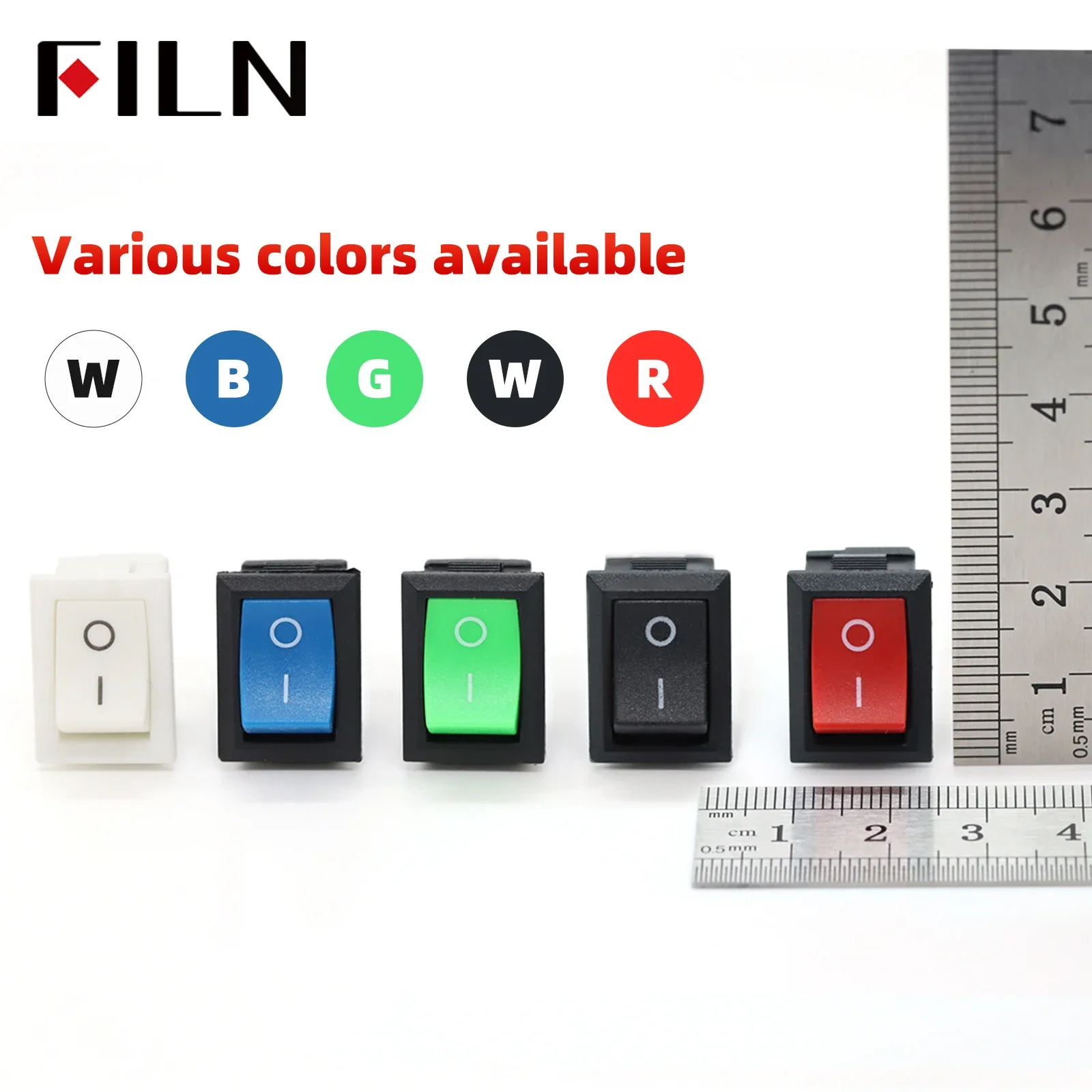 

ПЛЕНКА 1 шт. 5 шт. 20 шт. KCD1-101 MRS-101 2 контакта вкл. выкл. Мини-кулисный переключатель 10A 125 В переменного тока, защелкивающийся для простой установки 21x15 мм 6A 250 В переменного тока