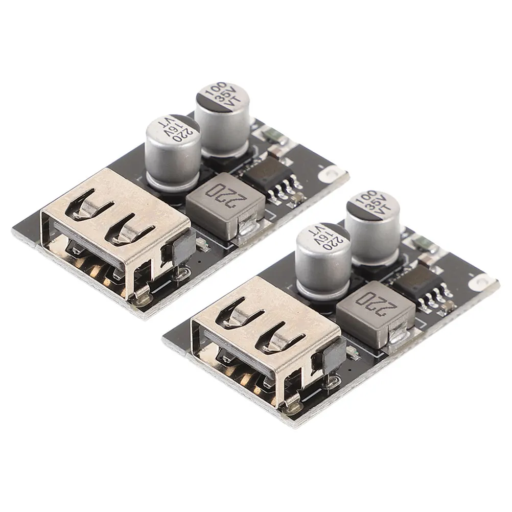 

2pcs Fast Charging Module 12V24V to USB 3.0 Voltage Regulator Board Converter Multi use Power Supply Accessories Step Down