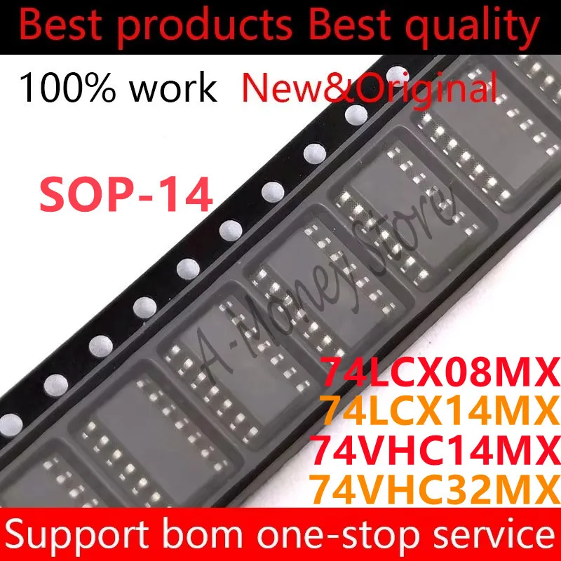 

(5pcs)74VHC14 74VHC14MX 74LCX14MX LCX14 74LCX14 74VHC32MX 74VHC32 74LCX08MX 74LCX08 LCX08 sop-14