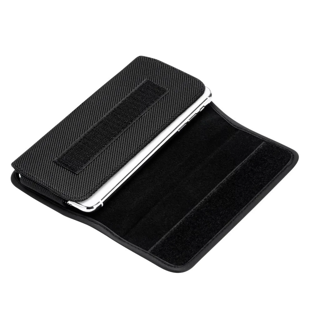 Durable Oxford Cloth Waist Bag With Clip Horizontal Design Waist Belt Bag Nylon Material Leather Case Phone Leather Case