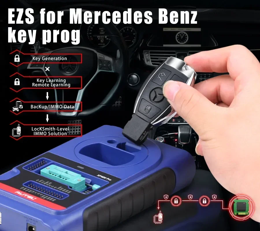 XBD Car Programmer Tool For Orginal Autel XP400 PRO Key and Chip OBD Daignostic  For BMW Benz Audi M508/IM608 315/433/868Mhz