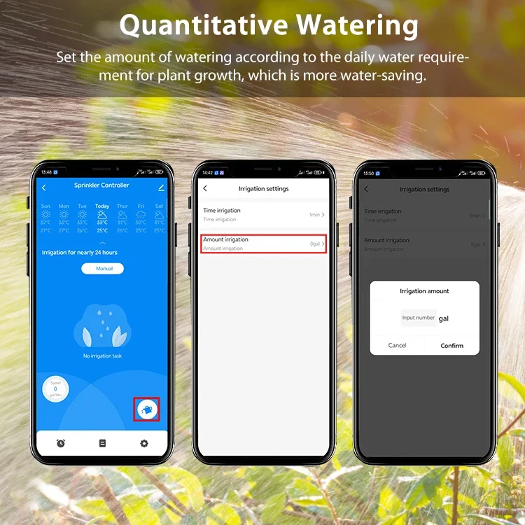Intelligenter WLAN-Bewässerungstimer Kompatibel mit Tuya Tropfbewässerungsventil-Controller Smart Wasserventil für Haus und Garten – Detail 8