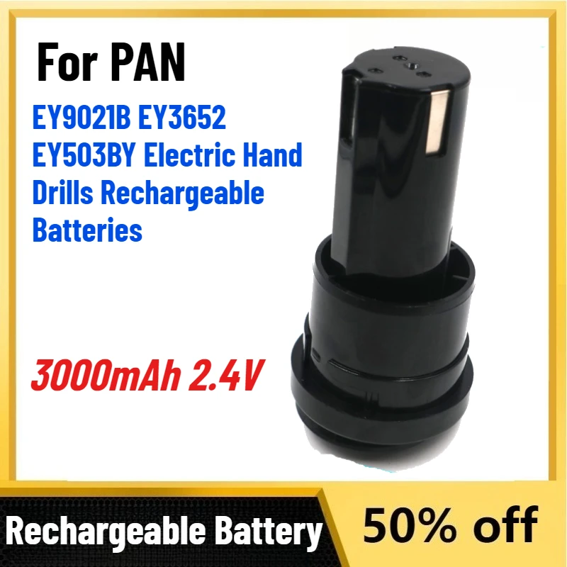 Activity Price 3000mAh 2.4V Ni-MH Ni-Cd Battery for PAN EY9021B EY3652 EY503BY Electric Hand Drills Rechargeable Batteries