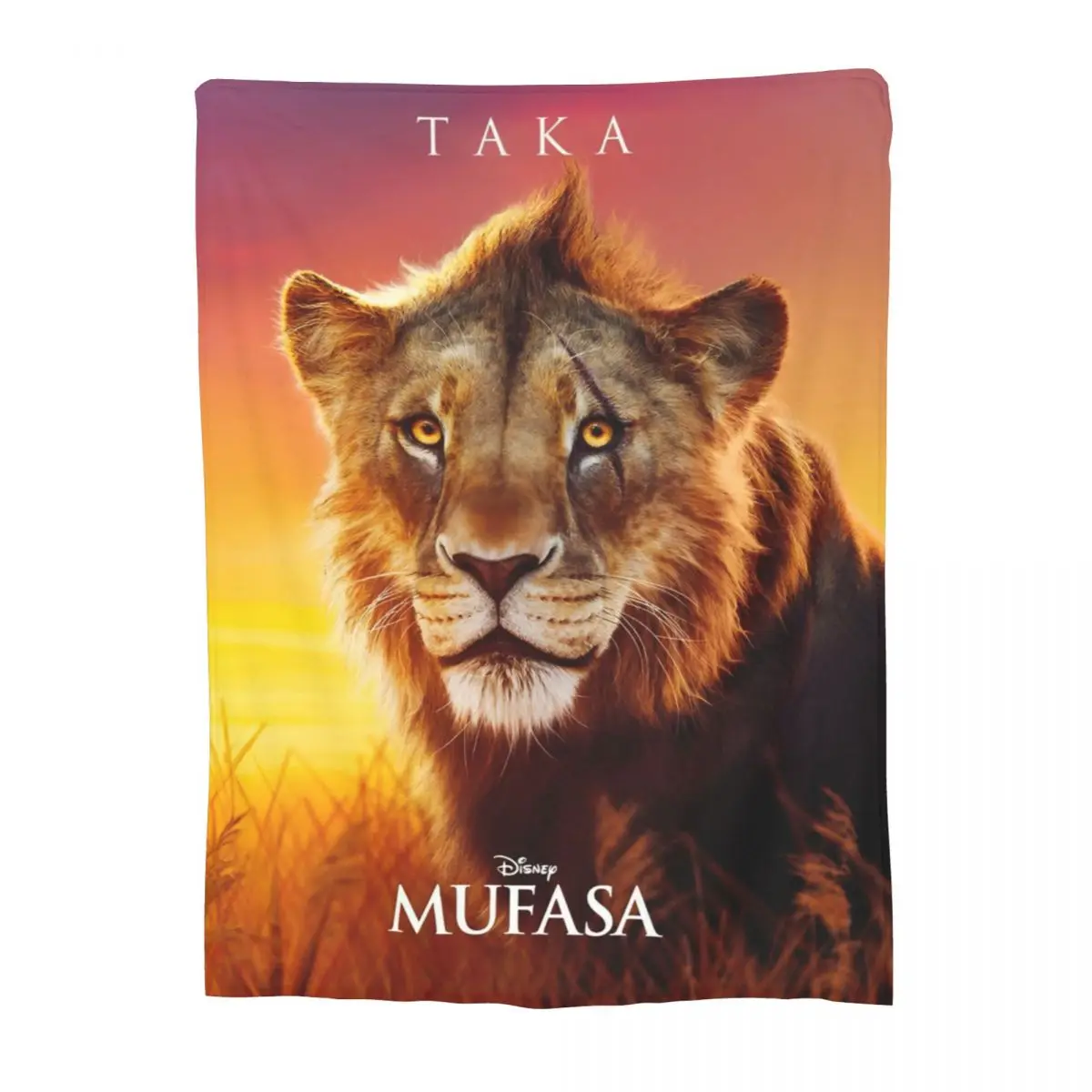 Mufasa The Lion King Flannel Blankets Adventure Musical Animated Awesome Throw Blanket for Bed Sofa Couch Bedspreads