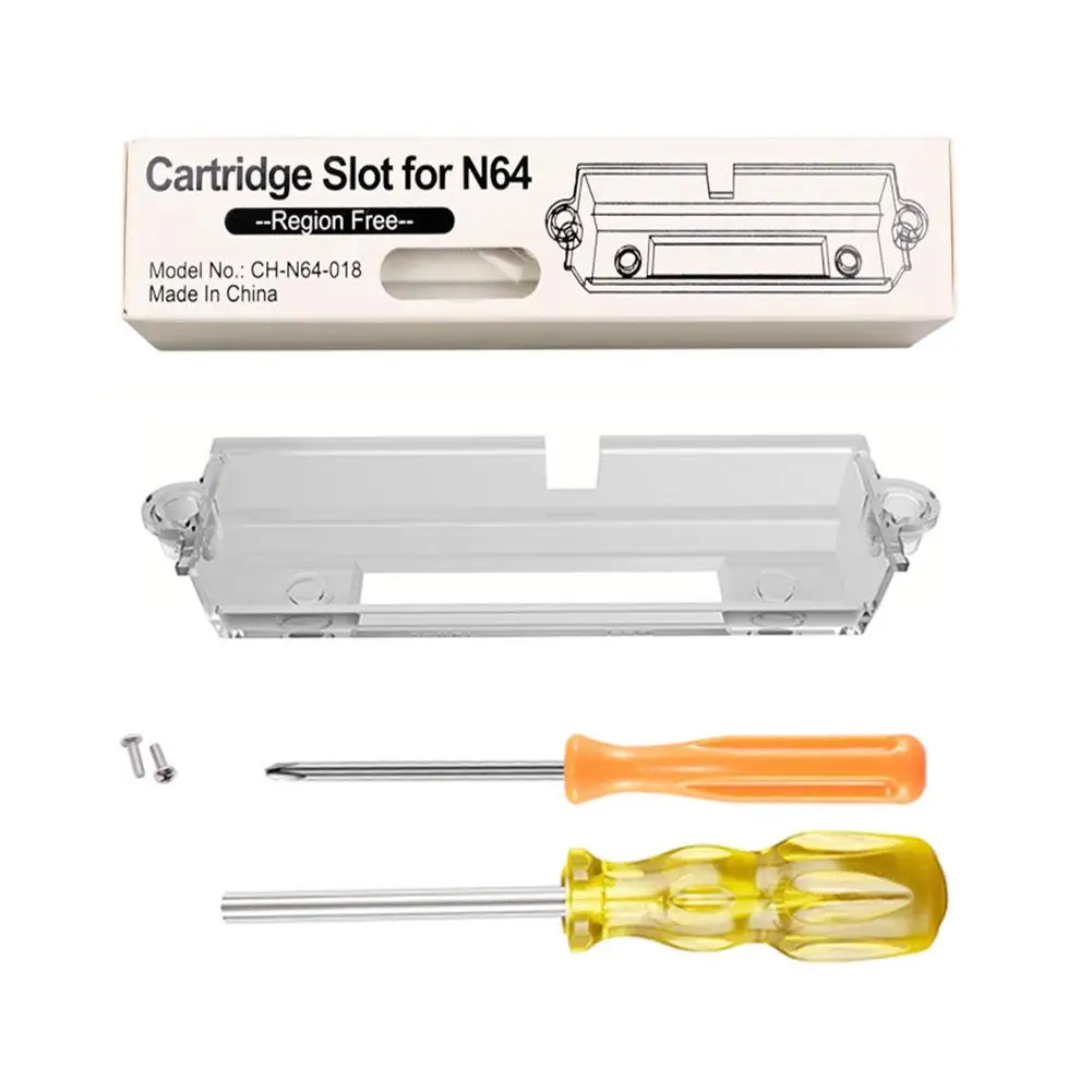 Card Slot Tray With Screwdrivers For N64 Game Card Slot Gaming Accessories