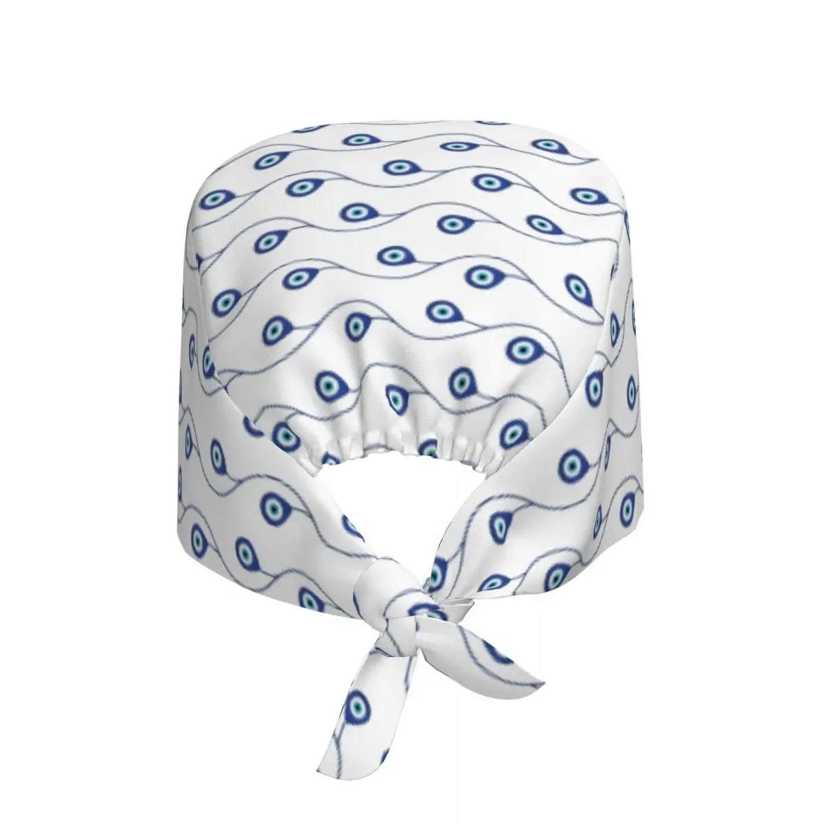 Nazar Turkish Eye Charm Scrub Hat Surgical Scrub Caps Unisex Nurse Medical Cap Evil Eye Work Scrubs Hat for Medical Surgical