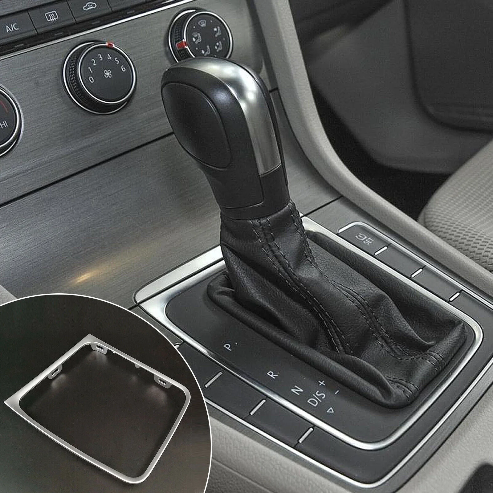 For VW Golf MK7 7.5 Left Gear Frame Shift Knob Base Trim Circle Automatic UK NEW