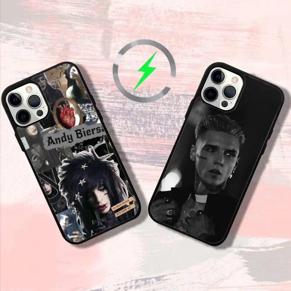 

Крутой чехол для телефона A-Andy-ys Biersack-ks для iPhone 17,16,15,14,13,12,11, Pro, Max, Plus, Mini, SE4, E с магнитной беспроводной зарядкой Magsafe
