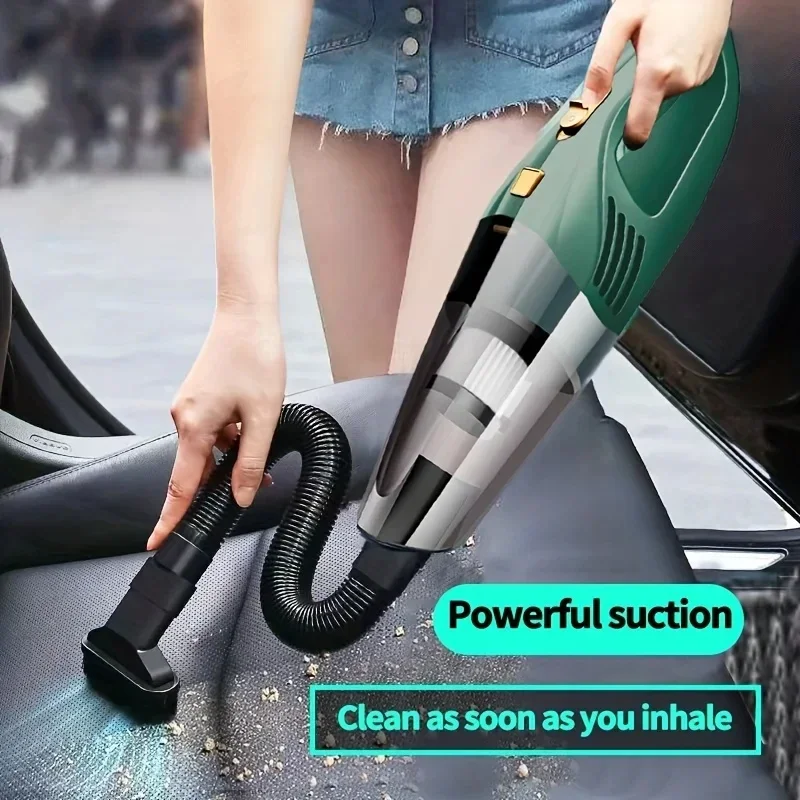 Car Wireless Vacuum Cleaner Powerful High Power High Suction Mini Handheld Car Vacuum Cleaner Household Indoor Small