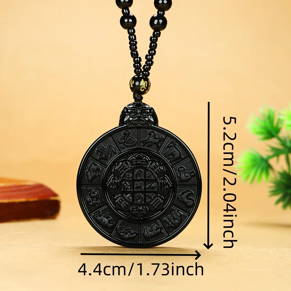 Men's and Women's Chinese Zodiac Necklaces - Traditional Gossip and Zodiac (Jia Zi) Pendants