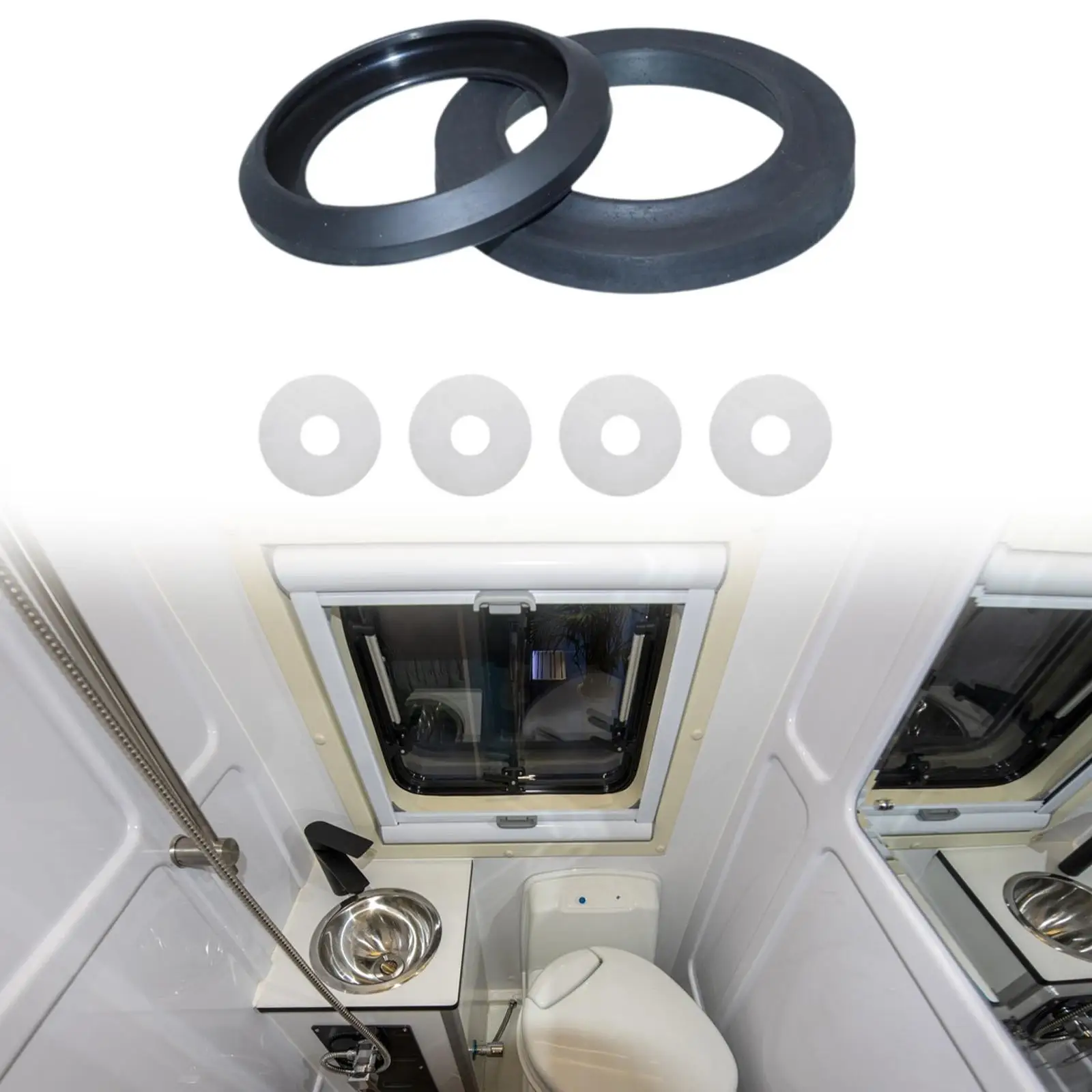 

Комплект уплотнений шарика для мусора унитаза на колесах, простая установка 34120 для Style II