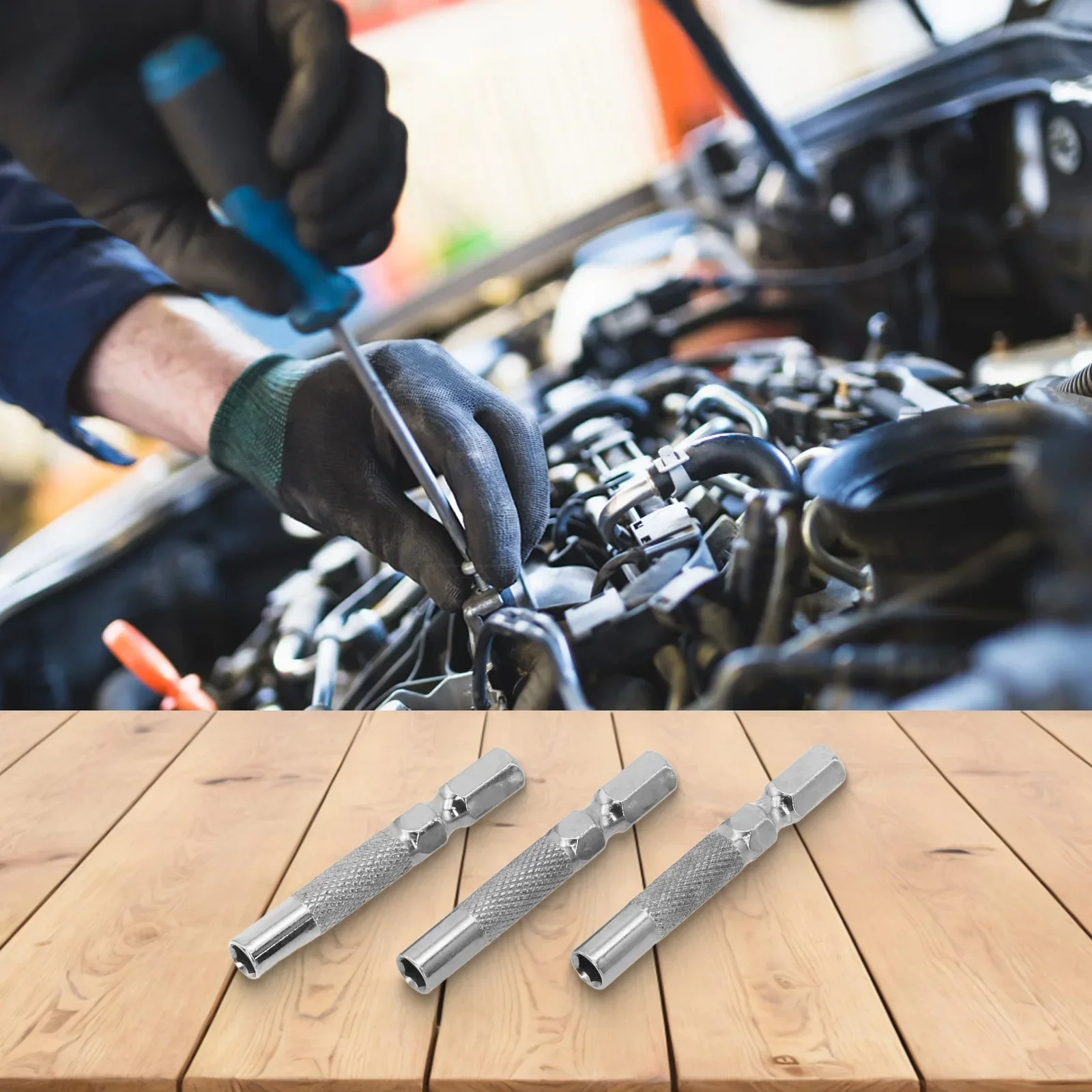 Adapter Inch Screwdriver Electric Screwdriver Adapter Electric Air Batch Hex Insert Bit Hex Insert Bit Adapter Inch Mm Bits