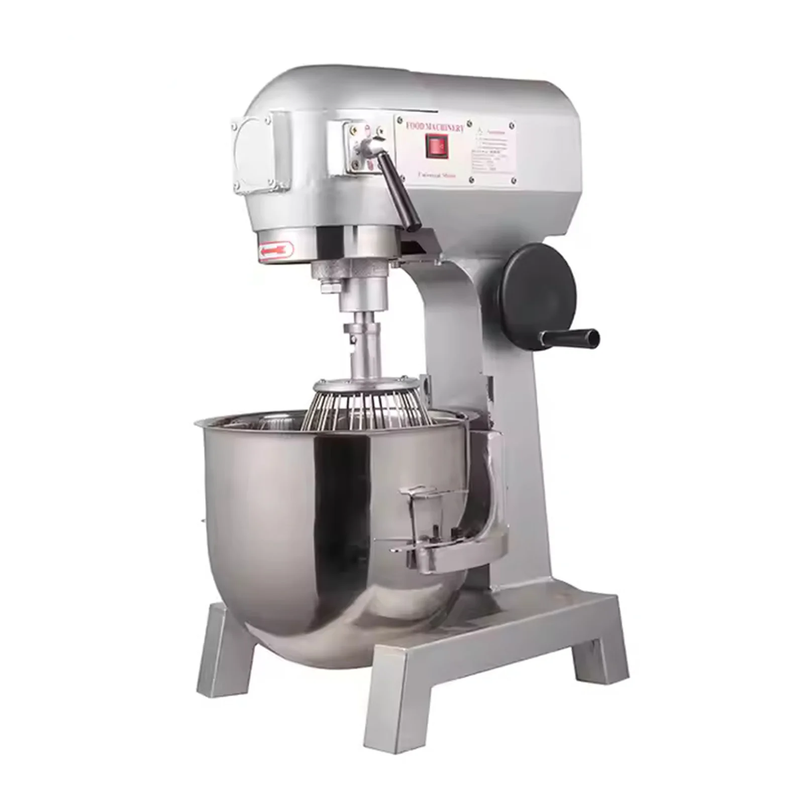 

Commercial 20L Catering Kitchen Living Mixer Blender New Flour Mixer Machine Three Mixing Heads For Bakery Pizza Bread Catering