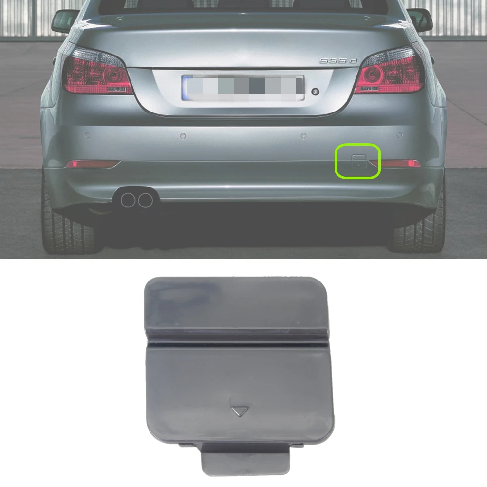 

For BMW E60 2004 2005 2006 2007 Rear Bumper Tow Eye Trim Cap Cover