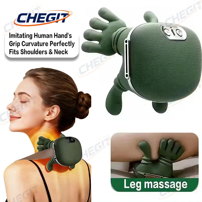 

4DBionic Finger Wireless Neck Shoulder Massager Cervical Trapezius Kneading Shawl Brushless Motor for Relaxation And Pain Relief