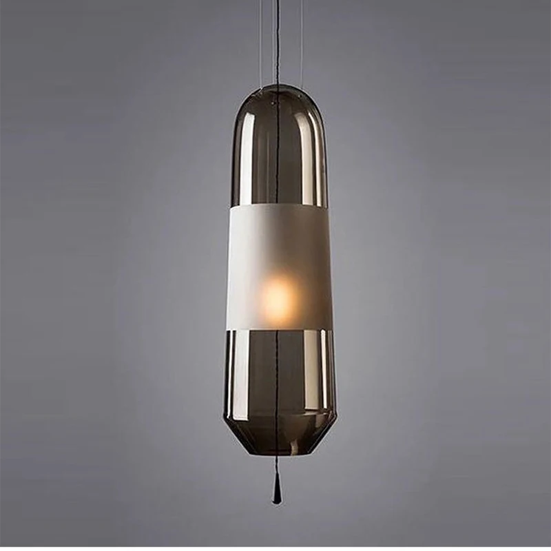 BELLE Nordic Glass Pendant Chandelier Lamps LED Modern Creative Hanging Lights for Home Dining Bedroom Bedside Decor Fixtures