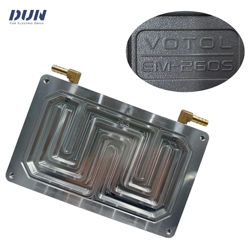 CNC Customized Water-cooled Liquid Cooling Bottom Plate for VOTOL Controller EM260S - Image 2