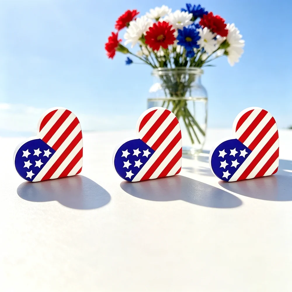 Ornamen Kayu Bentuk Hati Garis - Home Decor Usa ulasan dan harga
