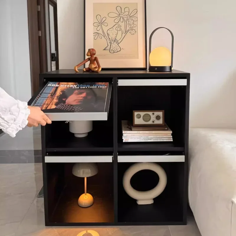Cabinet Living room antique cabinet vinyl record cabinet Nordic style bookcase
