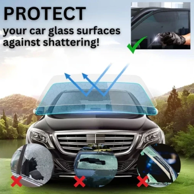 Car Foam Window Glass Foam Portable Brightening Reinforced Glass Cleaner 203C