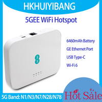 Unlocked 5GEE WiFi Mobile Router 2.33Gbps Dual Band 2.4/5GHz Sim Card 5G 4G LTE 1.6Gbps Modem Portable Wireless Hotspot