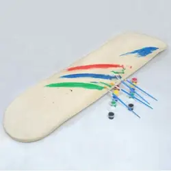 8.0 inch 7-Layer Natural Maple Blank Skate Board Skateboard Double Concave Deck Longborad Deck Mini Cruiser Sliding Creative