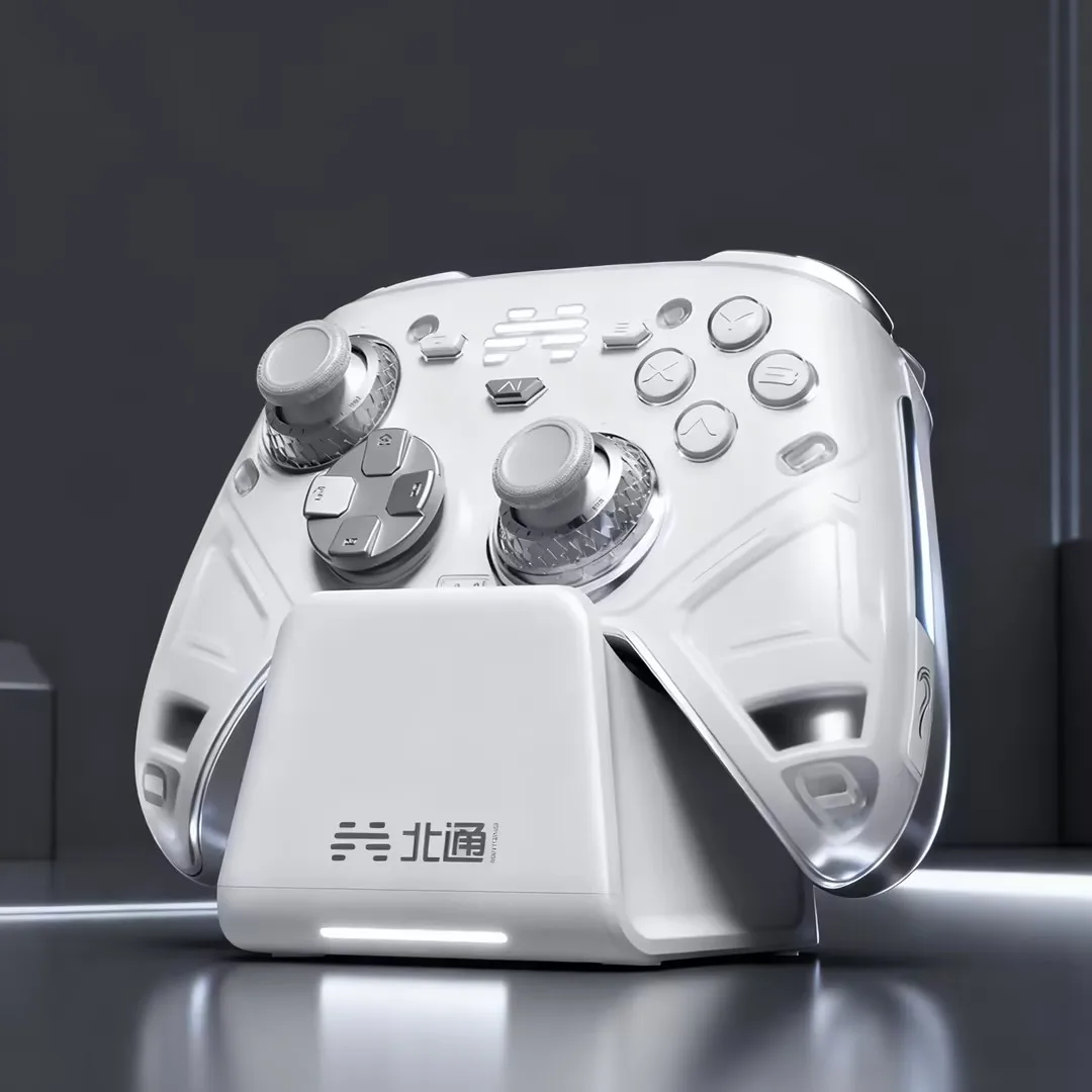 BEITONG KP70 Gamepad Haptic Feedback Elite Dual Auto-Sense Trigger Wireless Game Controller für PC/Switch/Android/iOS/Steam