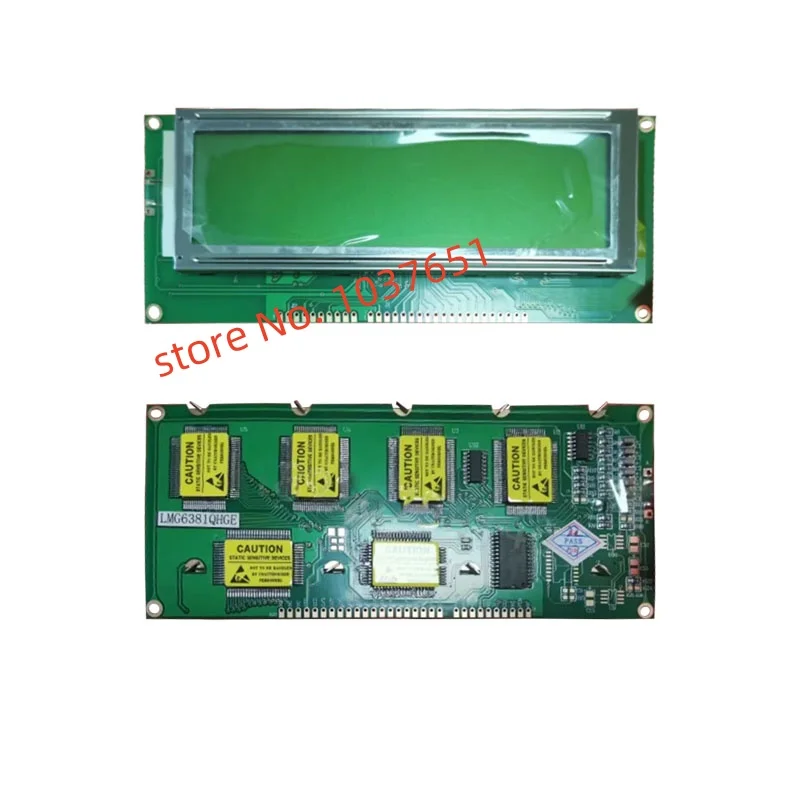 LMG6382QHFR LMG6381QHGE وحدة عرض Lcd جديدة متوافقة 240x64 شاشة خضراء