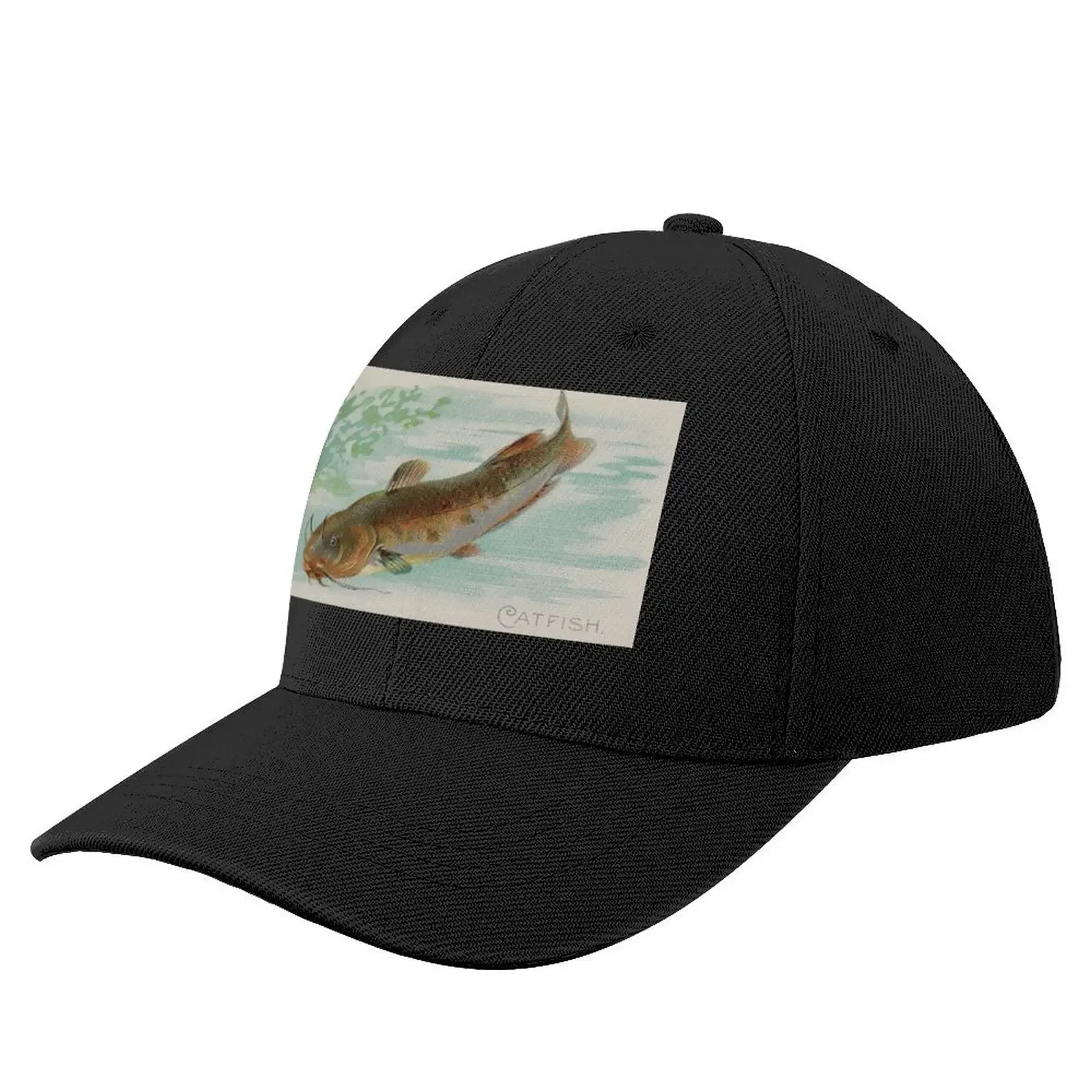 

Fishing the Times - Catfish Baseball Cap hiking hat Vintage Luxury Cap Fishing cap Woman Hats Men's