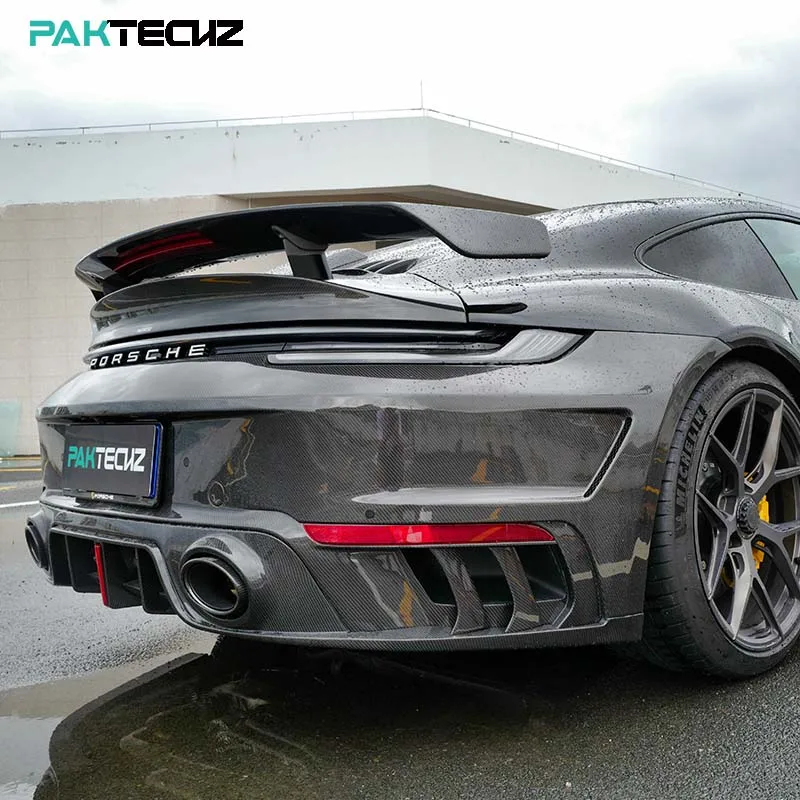 

Paktechz Dry Carbon Fiber Pakrts Body Kit Trunk Lid for Porsche 911 992 Turbo S