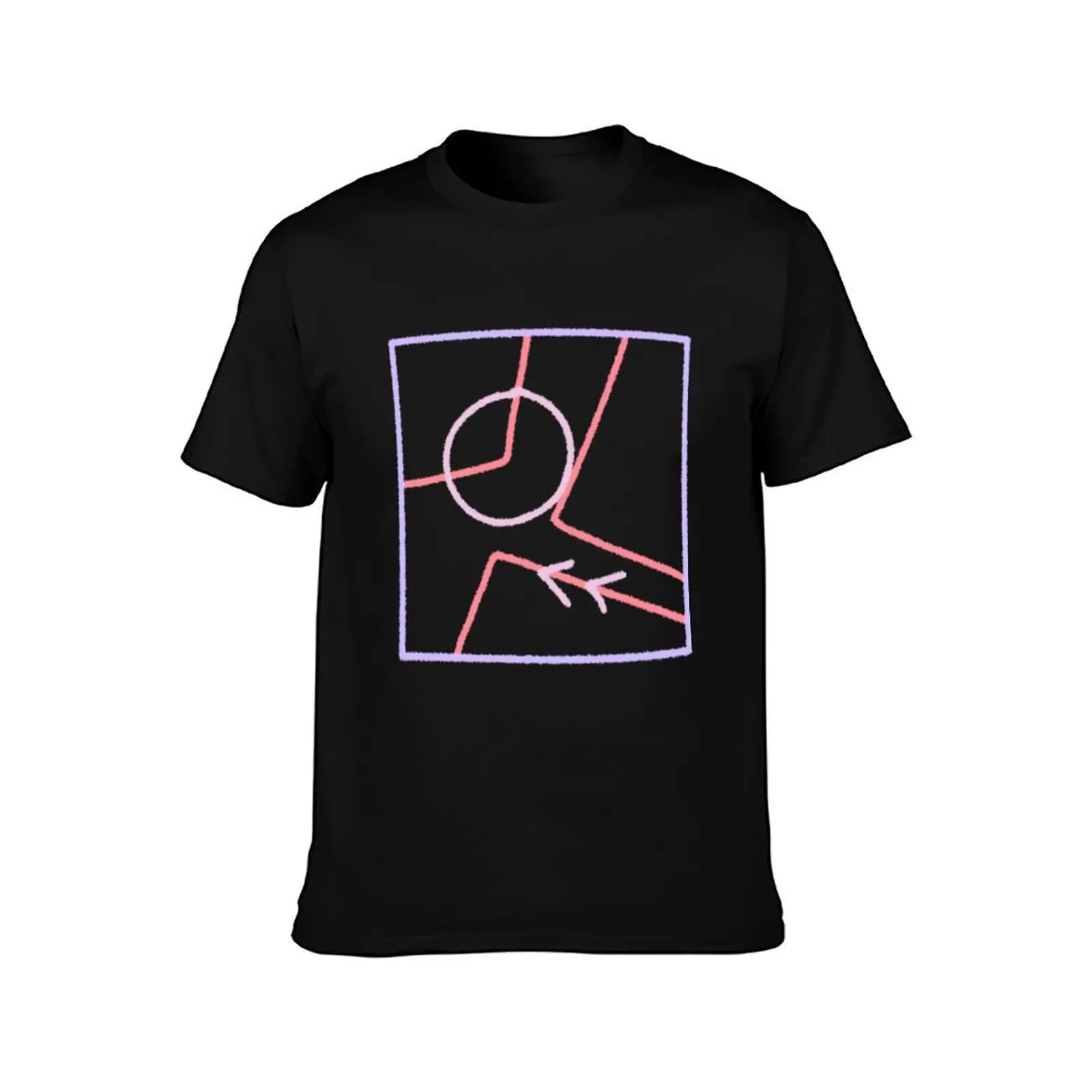 The print On the corner T-Shirt Work Wear Lightweight Tee T-Shirt