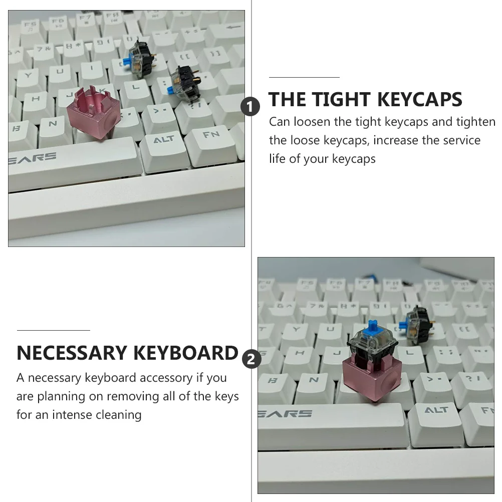 

Съемник ключей из алюминиевого сплава для механической клавиатуры, прочный инструмент для снятия клавиш, затягивающий ослабление, легкая чистка