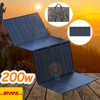 200w solar panel foldable portable solar charger 12v battery charger for home camper RV power station generator EU warehouse