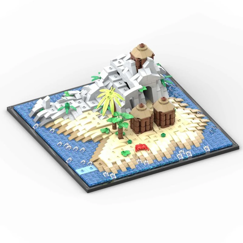 

1064pcs MOC Legendary Heroica Ganrash Games Model Building Blocks Architecture Toy Christmas Gifts Brick Kids Education DIY