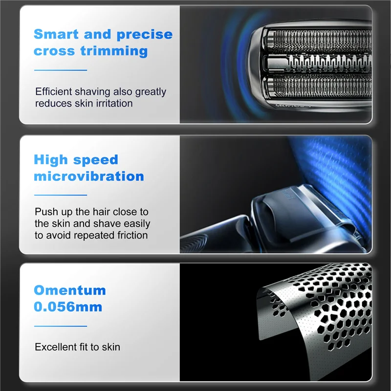 A59E-Für Braun Series 7 Rasierer 70B Ersatz-Elektrorasiererköpfe 720S 790CC 760CC 765C 795CC 9565 9585 7840S