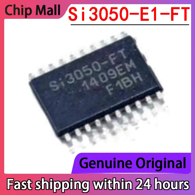 1PCS New Si3050-E1-FT Screen Printed Si3050-FT Packaged TSSOP20 Telecommunications Interface IC Chip