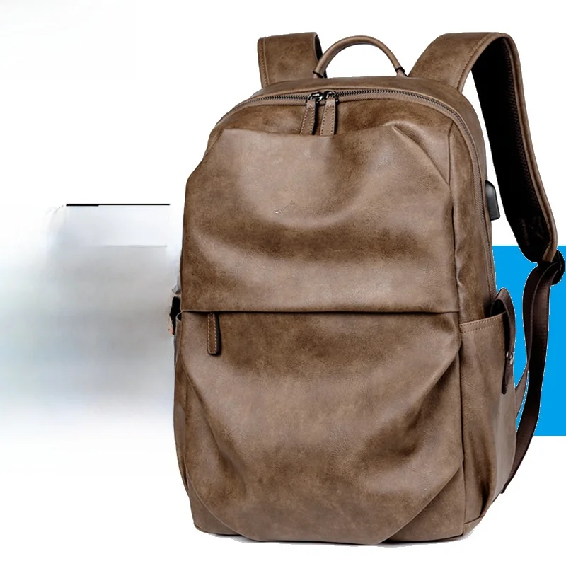 

Large Capacity Casual Travel Backpack Waterproof Men's Computer Bag Street Style Cool Trendy Bag for Business Trips And Students