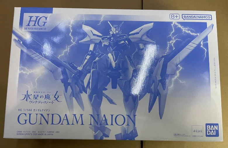 

BANDAI HG 1/144 THE WITCH FROM MERCURY GUNDAM NAION Фигурка в сборе Модель игрушки Коллекционные украшения Подарки для детей