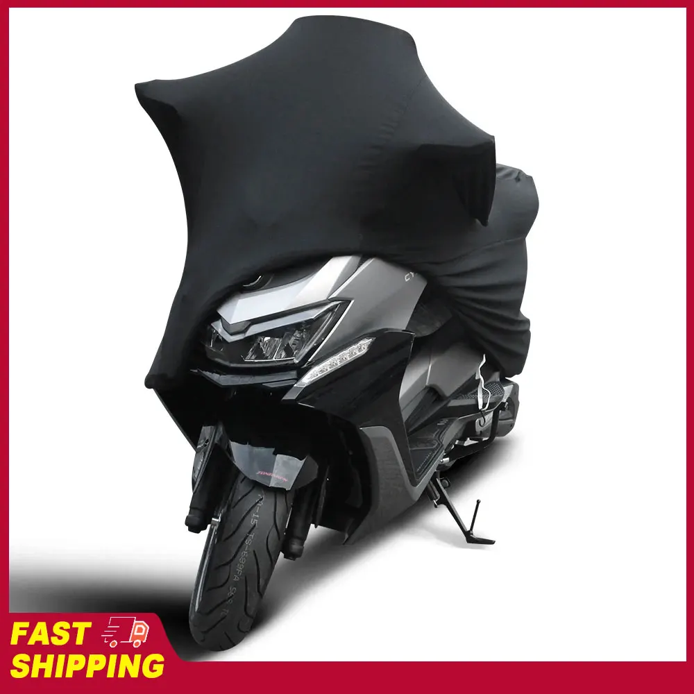 

Universal Motorcycle Cover All Weather for Motorcycles Elastic Outdoor Against Dust Full Cover Sun UV Protection